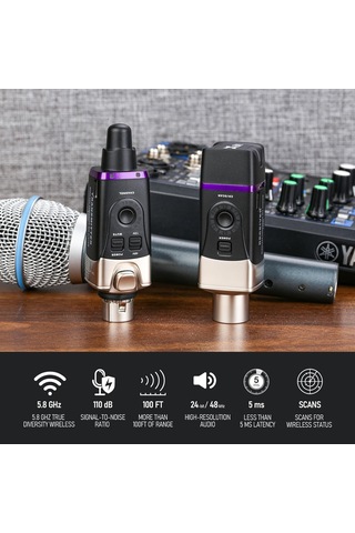 Xvive Xv-u35c Kondenser Mikrofonlar İçin 5.8ghz Kablosuz Bağlantı Sistemi