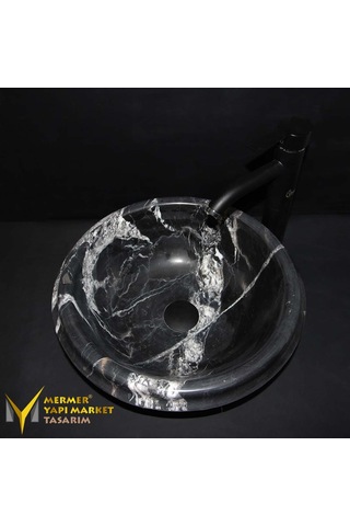 Toros Siyah Dışı Çizik Patlatma V Lavabo