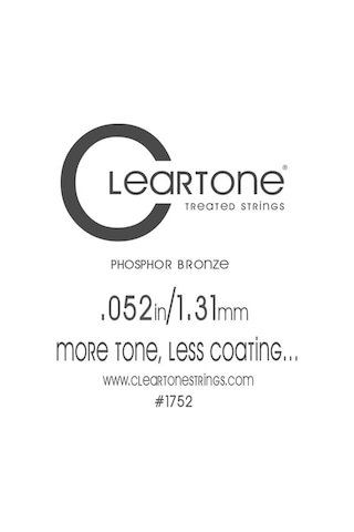 Cleartone Acoustic Phos-Bronze 052 Tek Tel Akustik Gitar Tek Tel
