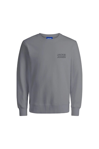 Jack & Jones Jorlogo Sweat Crew Neck Tr Ss25 Gri Jack & Jones Jorlogo Sweat Crew Neck Tr Ss25 Gri