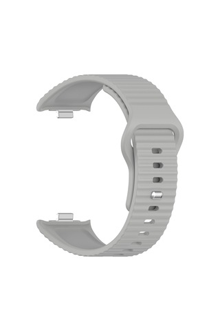 Redmi Watch 6 Silikon Kordon Tırtıklı Suya Dayanıklı Tasarım Gri