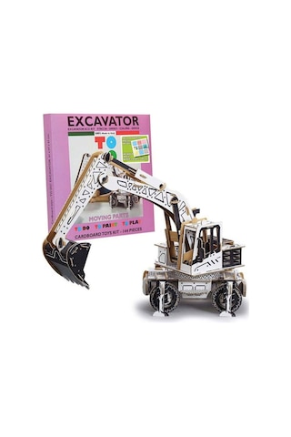 Excavator 3d Boyanabilir Maket Ex6019
