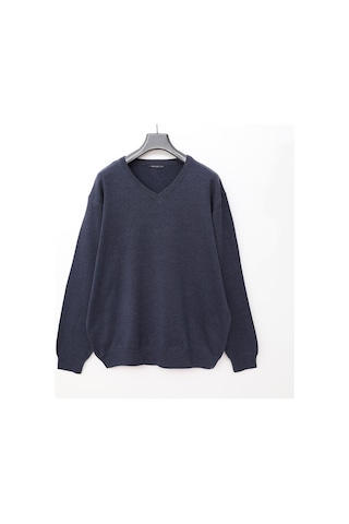 Dio Rise Erkek Uzun Kol İnce Sweatshirt - B180916 - Koyu İndigo Melanj Koyu İndigo Melanj