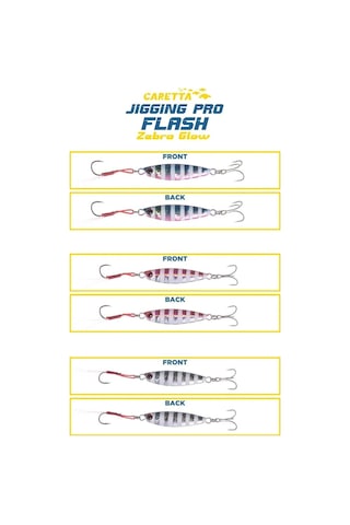 Caretta Jigging Pro Flash Jig Yem Zebra Glow