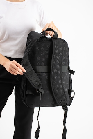 Ventis Qualty Okul Çantası Su Geçirmez Klinkır Kumaş Unisex Sırt Çantası Model 9b Siyah