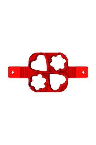 Teltree Silikon Yumurta Kalıbı 4 Lü Kalp Ve Çiçek Şekilli Yumurta Pişirme Aleti Diğer