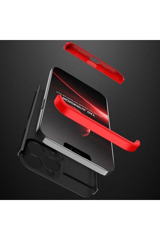 Apple Uyumlu iPhone 13 Pro Kılıf Zore Ays Kapak-Siyah