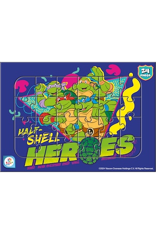 Ninja Kaplumbağlar 24 Parça Frame Puzzle Seti