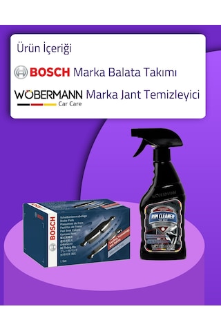 Renault Fluence Bosch Ön Fren Balata Takımı