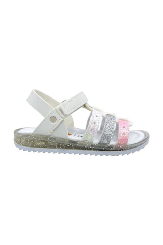 Wendy K-37 Kız Çocuk Günlük Sandalet Beyaz Siyah