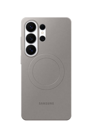 Samsung Galaxy Uyumlu S26 Ultra İnce Magnet Kılıf - Gri Gri