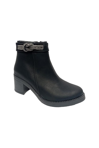 Erbay 612 Yağlı Deri Trend Fashion Kadın Bot Siyah