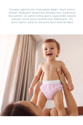 Babyjem Alıştırma Külodu 2'li Paket 3 Yaş Pembe