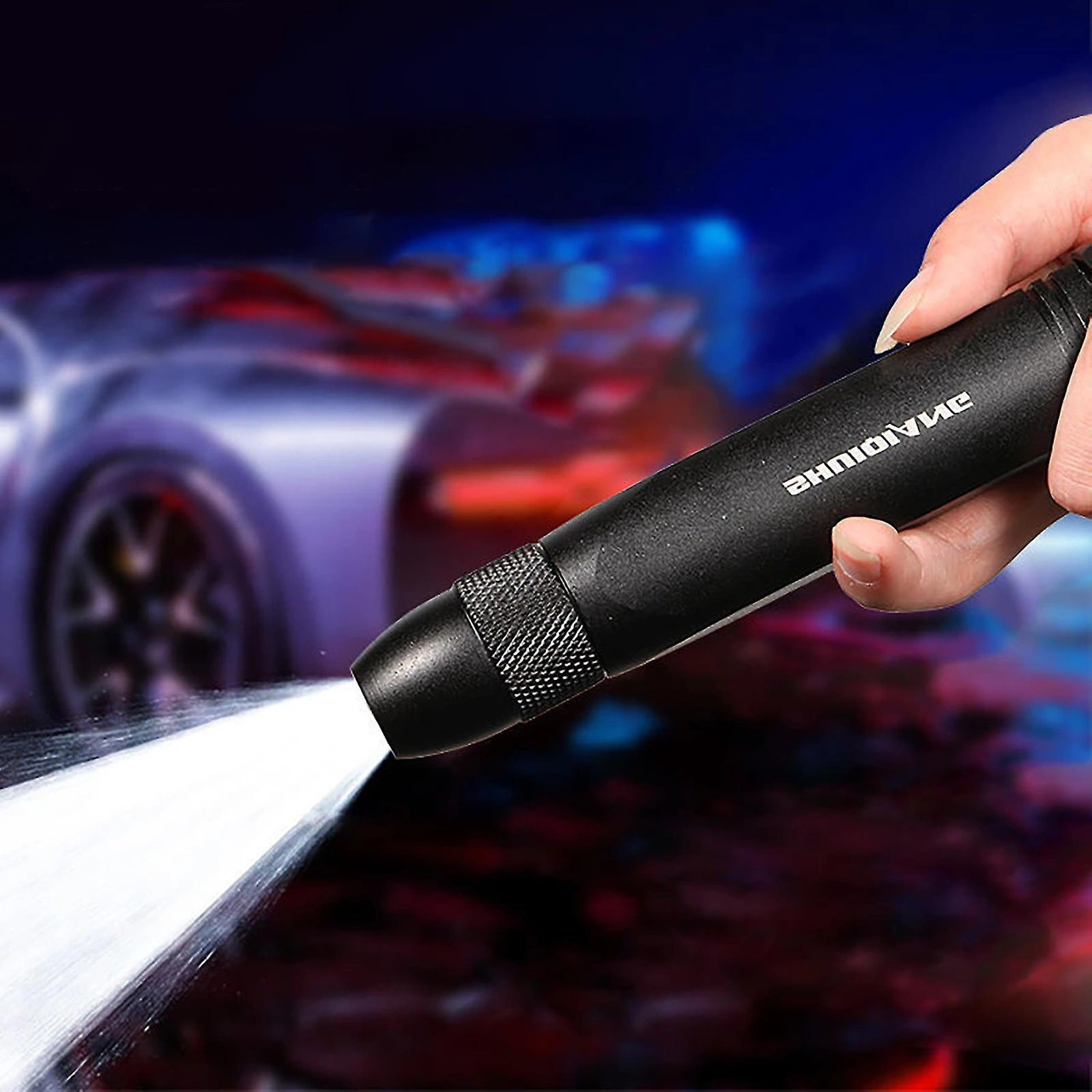 Padalink Yüksek Basınçlı Otomobil & Bahçe Yıkama Torbası - Ayarlanabilir Nozzle, Tüm Standart Hortumlarla Uyumlu, Güvenli Yüzey Temizliği