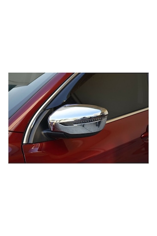 Nissan Qashqai Krom Ayna Kapağı 2 Parça Abs 2014-2020 Arası