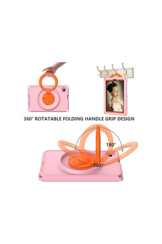 Samsung Galaxy Uyumlu Tab A9 8.7 X110/x115 Eva Hybrid Pc Şok Geçirmez Tablet Kılıfı Çerçeveli