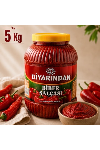 Diyarından Hatay Acı Biber Salçası 5 KG