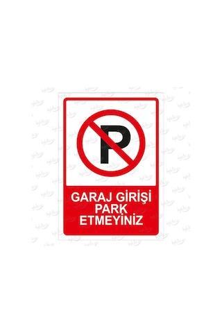 Park Yasak Uyarı Levhası