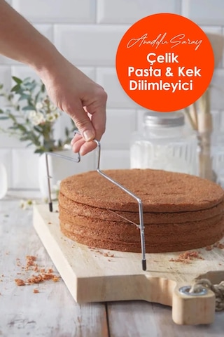 Pandispanya Kek Pasta Kesme Testeresi Kek Ve Pasta Kesme Ve Dili