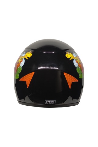 Mts Full Face Motosiklet Çocuk Kaskı K4 Dino Black Siyah