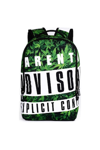 Lemestar Erkek Spor Tura Sırt Çantası - A1029 Yeşil Yaprak Deseni, Lüx Poliester, Ergonomik Kol, Büyük Hacim, Sigara-spor-seyahat Yeşil