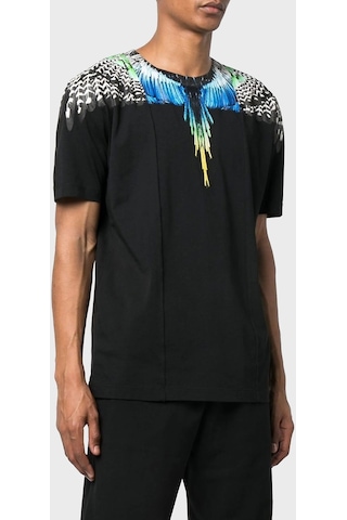 Marcelo Burlon Erkek T Shirt Cmaa018s23jer0061009 Siyah
