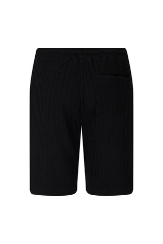Hatemoğlu Siyah Regular Fit Yandan Cepli Şort