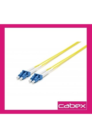 Cabex - SM LC-LC Dublex Fiber Optik Patchcord Singlemode 1 MT