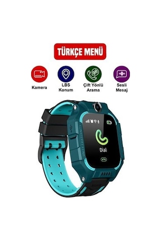Woodhub Q19-22 Sım Kartlı Girişli Kameralı Sos Özellikli Konum Takipli Akıllı Çocuk Saati (Distribütör Garantili) Yeşil
