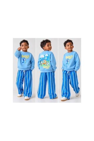 Luccokids Bluey Cocuk Takım Mavi Mavi