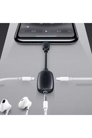 Lightning Çoklayıcı / 2x Lightning çıkışı ve 1x 3.5 mm stereo