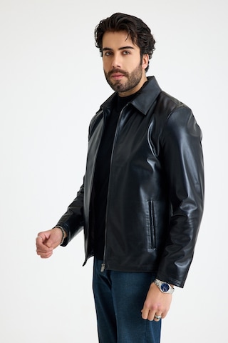 Franko Armondi Klasik Reguler Erkek Deri Ceket E35-kd-k-16 Siyah