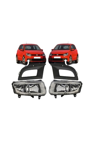 Vager Vw Polo 2009-2013 6r0 Lı Sis Farı Aydınlatması Sol Sağ Takım