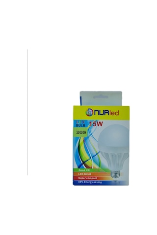 Nurled 15W 170-250V 675Lm 6500K E27 G95 Led Normal Ampul