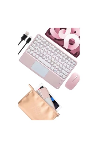 Mey Najmaddin Bluetooth Touchpad Klavye Ultra İnce Taşınabilir Q Klavye Najmaddin