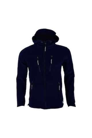 Ghassy Co. Tactical Army Erkek Polar Kapşonlu Ceket Siyah