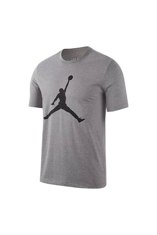 Jordan Erkek T-shirt M J Jumpman Ss Crew Cj0921-091 Gri-gri
