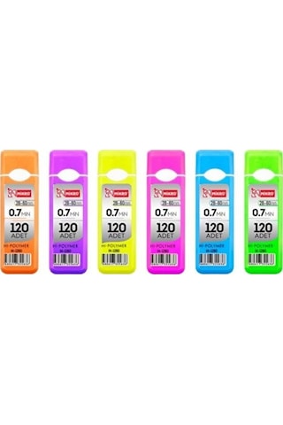 M-1260 Hi Polymer 60 Mm 0.7 Kalem Ucu 120 Li 1 Tüp