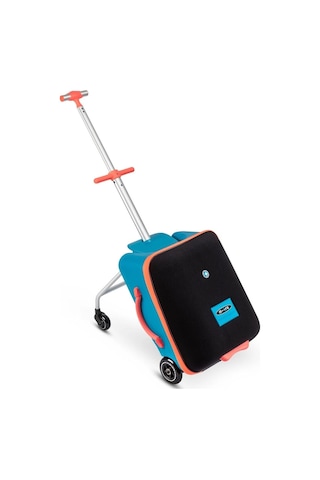 Micro Ride On Luggage Eazy Scooter Bagaj Ocean Blue