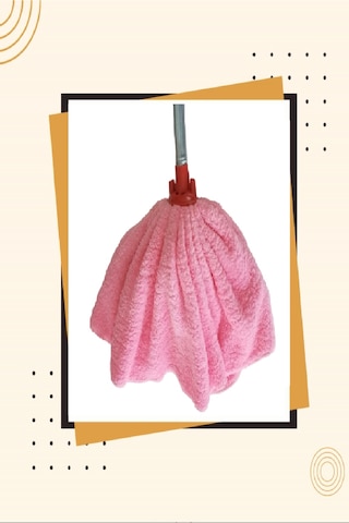 Lider Mikrofiber Welfost Mop Yedek Paspas Ucu Pembe
