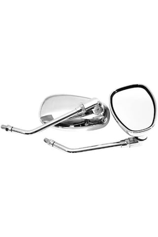 Motosiklet Ayna Tk Oval Nikel Renk