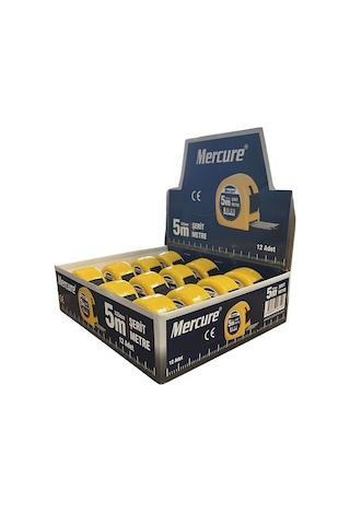 MERCURE 5X25mm ŞERİT METRE 12 ADET