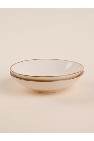 Sl Home Derin Tabak Seti 2 Parça, 380 Ml, Çapı 16,5 Cm 200580846 Bej