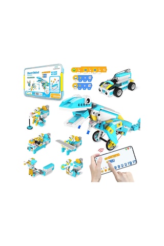 Makerzoid Smart Robot Premium 400 Parça 200+ Model Robot Kodlama Seti 6+ Yaş