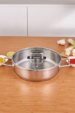 Karaca  Grace İndüksiyon Tabanlı Çelik Karnıyarık Tencere 26 Cm