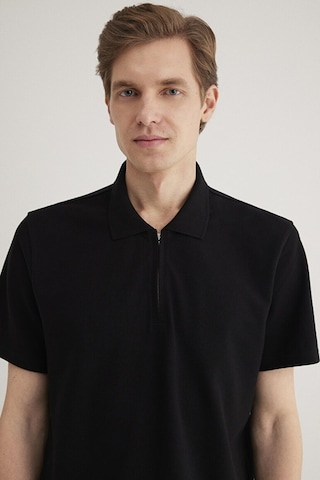 Mavi M0612525-900 Erkek Half Zıp Polo Siyah