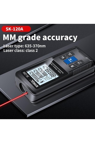 Besthome1 Tek Sürekli Hacim Alanına Sahip 635 Nm 50 M Akıllı Dijital Lazer Mesafe Ölçer