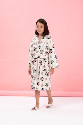 Özdilek Lisanslı Çocuk Bornozu 9/10 Yaş-minnie Mouse Colors Krem Krem