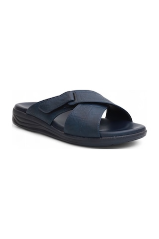 Ceyo 2148-9956 Tam Anatomik Üst Kalite Memory Foam Tabanlı Erkek Terlik Lacivert