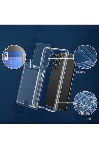 Galaxy S21 Plus Kılıf Zore Ensa Kapak Renksiz